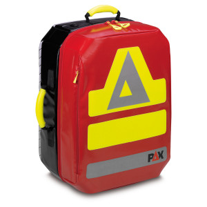 PAX Notfallrucksack P5/11 XL -  2.0, Frontansicht, Farbe rot