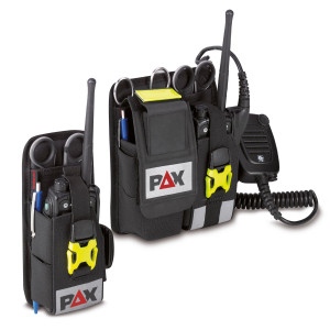 PAX Pro Series-Funkgeräteholster in der Größe M + L.
