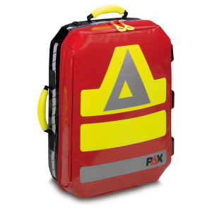 PAX Notfallrucksack P5/11 M - 2.0, Frontansicht, Farbe rot