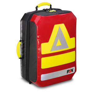 PAX Notfallrucksack P5/11 2.0 - XL Luftrettung, Frontansicht, Farbe rot