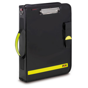 PAX Fahrtenbuch-Multi-Organizer Tablet in der Farbe schwarz, Frontansicht