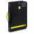 PAX logbook DIN A4-high in colour black, front view