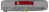 PAX Funktionsmodul P5/11 - Absaugung, Frontansicht, Grifffarbe rot, Farbe der Tasche grau