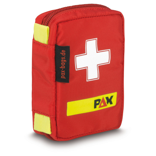 First Aid Kit in a Red Bag with Belt Loop