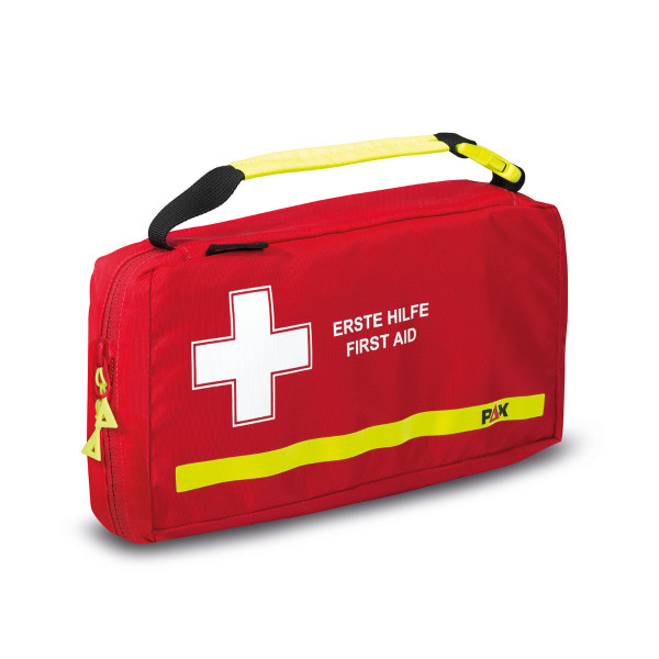 Red first aid bag on sale