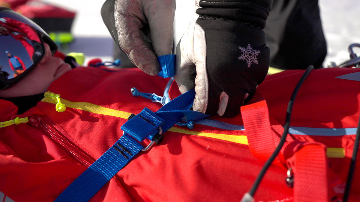 PAX Rettungssack RTS Air Detailansicht Gurtsystem 3 ©Christian Pfammatter