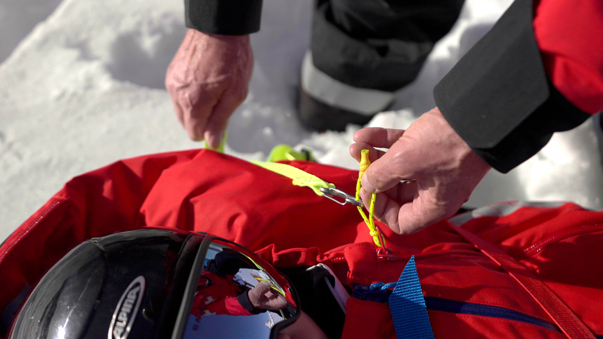 PAX Rettungssack RTS Air Detailansicht Gurtsystem 2 ©Christian Pfammatter