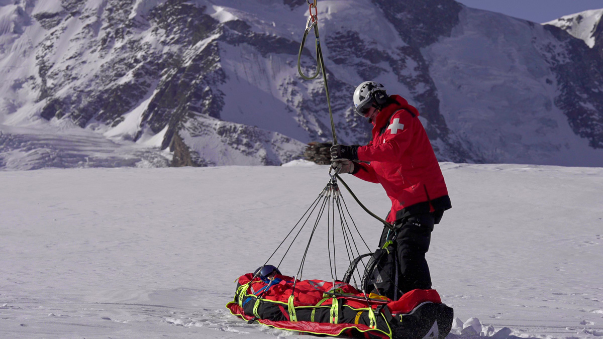 PAX Rettungssack RTS Air vor Abflug  ©Christian Pfammatter