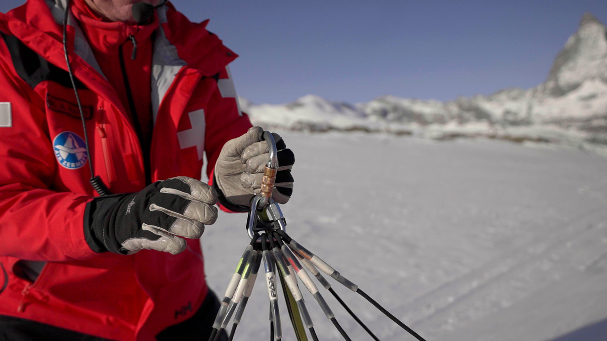 PAX Rettungssack RTS Air Detailansicht Gehänge