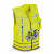 PAX Leader Identification Vest – multipurpose, colore giallo fluorescente