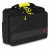 La PAX office companion è la borsa perfetta per l'ufficio e per i viaggi. La borsa nera è mostrata nella vista frontale.